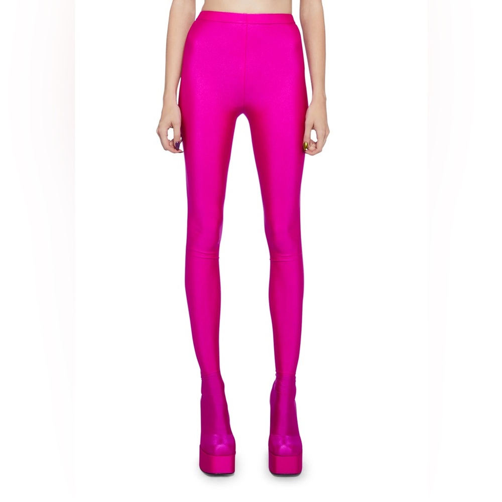 AZALA WANG HEYHEY PLATFORM CHUNKY PANT BOOT IN PINK - Picture 14 of 14